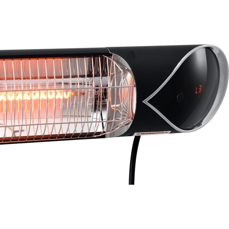 Global Industrial Infrared Patio Heater w/Remote Control, Wall/Ceiling Mount, 1500W (GLB - 246718) - SchoolOutlet