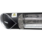 Global Industrial Infrared Patio Heater w/Remote Control, Wall/Ceiling Mount, 1500W (GLB - 246718) - SchoolOutlet