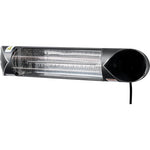 Global Industrial Infrared Patio Heater w/Remote Control, Wall/Ceiling Mount, 1500W (GLB - 246718) - SchoolOutlet
