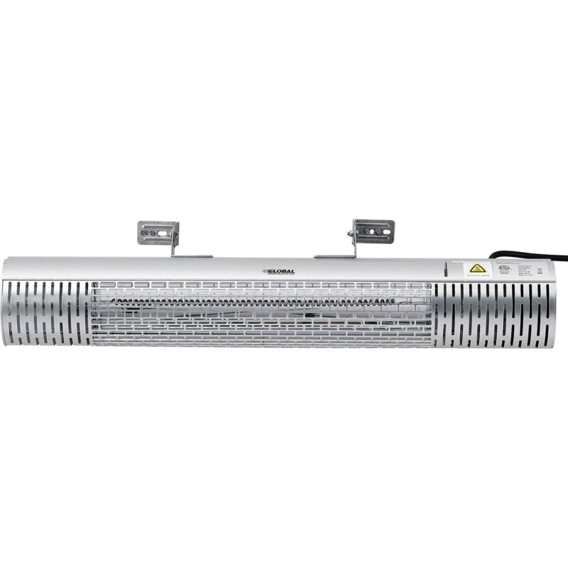 Global Industrial Infrared Patio Heater w/ Remote Control, Wall/Ceiling Mount, 1500W, 30 - 3/4"L (GLB - 246720) - SchoolOutlet