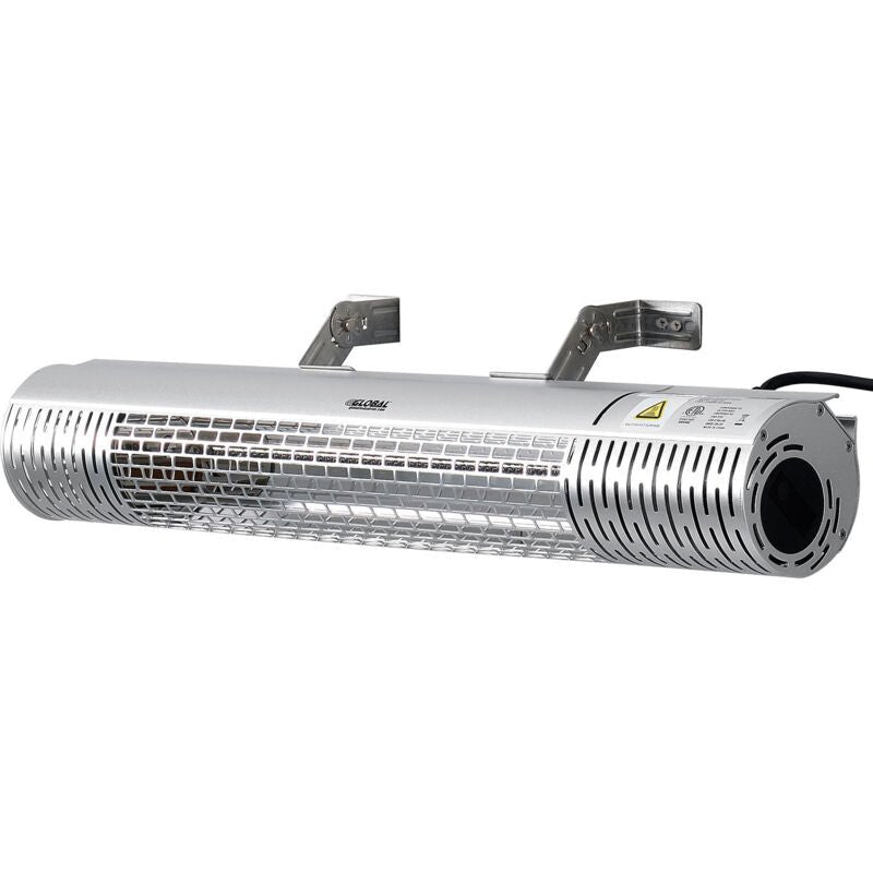 Global Industrial Infrared Patio Heater w/ Remote Control, Wall/Ceiling Mount, 1500W, 30 - 3/4"L (GLB - 246720) - SchoolOutlet