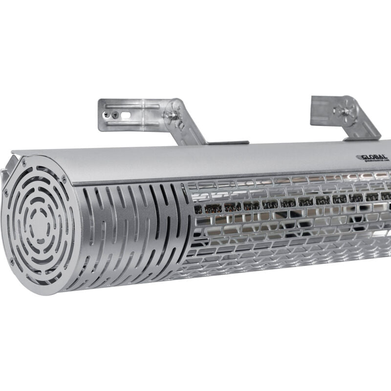 Global Industrial Infrared Patio Heater w/ Remote Control, Wall/Ceiling Mount, 1500W, 30 - 3/4"L (GLB - 246720) - SchoolOutlet