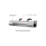 Global Industrial Infrared Patio Heater w/ Remote Control, Wall/Ceiling Mount, 1500W, 30 - 3/4