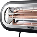 Global Industrial Infrared Patio Heater, Wall Or Ceiling Mount, Low Glare, 1500W (GLB - 246721) - SchoolOutlet