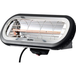 Global Industrial Infrared Patio Heater, Wall Or Ceiling Mount, Low Glare, 1500W (GLB-246721)
