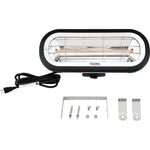 Global Industrial Infrared Patio Heater, Wall Or Ceiling Mount, Low Glare, 1500W (GLB - 246721) - SchoolOutlet