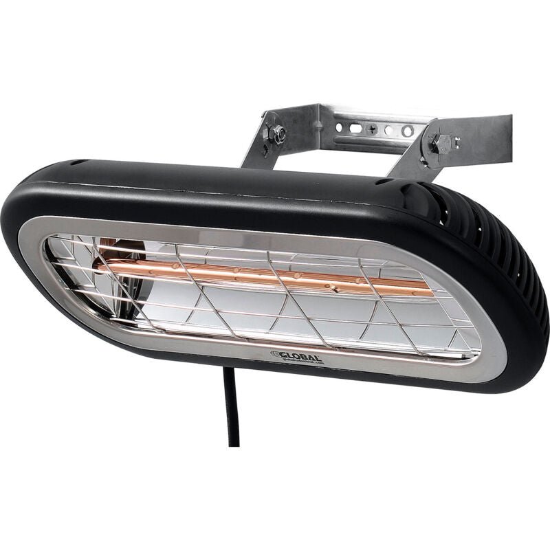 Global Industrial Infrared Patio Heater, Wall Or Ceiling Mount, Low Glare, 1500W (GLB - 246721) - SchoolOutlet