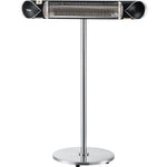 Global Industrial Infrared Patio Heater w/Remote Control, Free Standing, 1500W, 35 - 3/8
