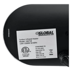Global Industrial Infrared Patio Heater w/Remote Control, Free Standing, 1500W, 35 - 3/8