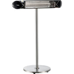 Global Industrial Infrared Patio Heater w/Remote Control, Free Standing, 1500W, 35 - 3/8