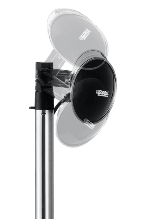 Global Industrial Infrared Patio Heater w/Remote Control, Free Standing, 1500W, 35 - 3/8"L (GLB - 246722) - SchoolOutlet