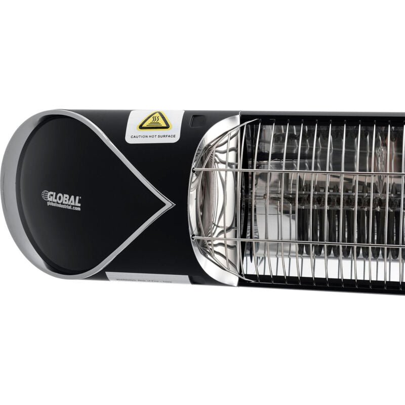 Global Industrial Infrared Patio Heater w/Remote Control, Free Standing, 1500W, 35 - 3/8"L (GLB - 246722) - SchoolOutlet