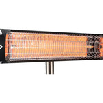 Global Industrial Infrared Patio Heater w/Remote Control, Free Standing, 1500W, 35 - 3/8
