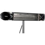 Global Industrial Infrared Patio Heater w/Remote Control, Free Standing, 1500W, 35 - 3/8