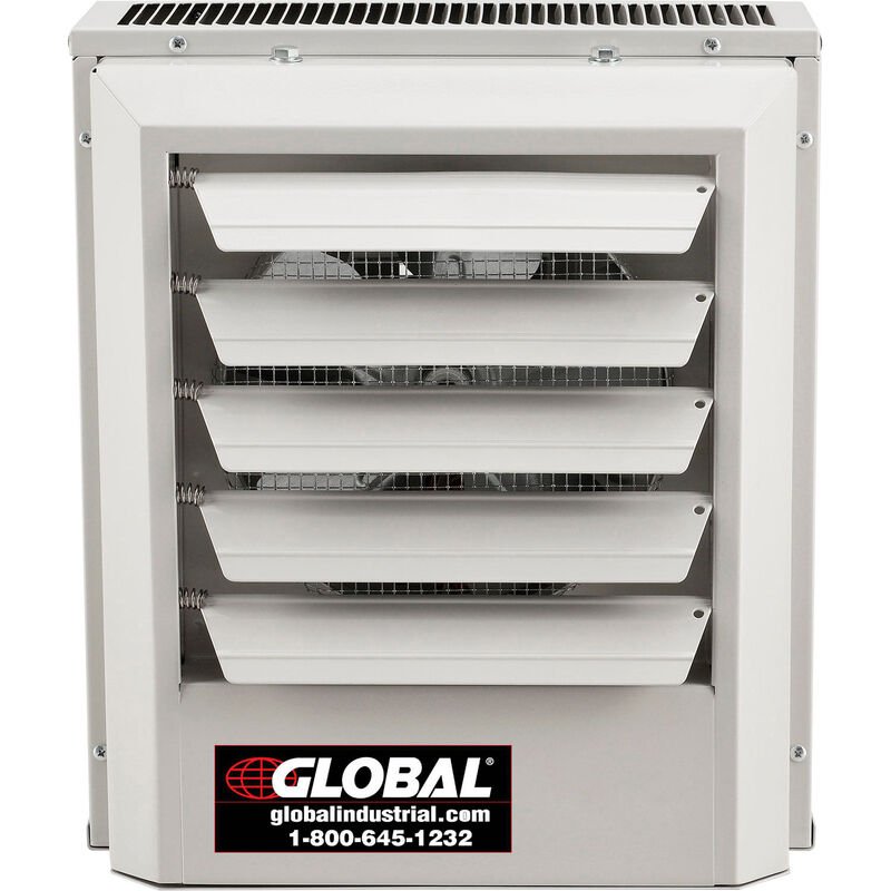 Global Industrial Unit Heater, Horizontal or Vertical Downflow, 5KW, 480V, 3 Phase (GLB - 246725) - SchoolOutlet