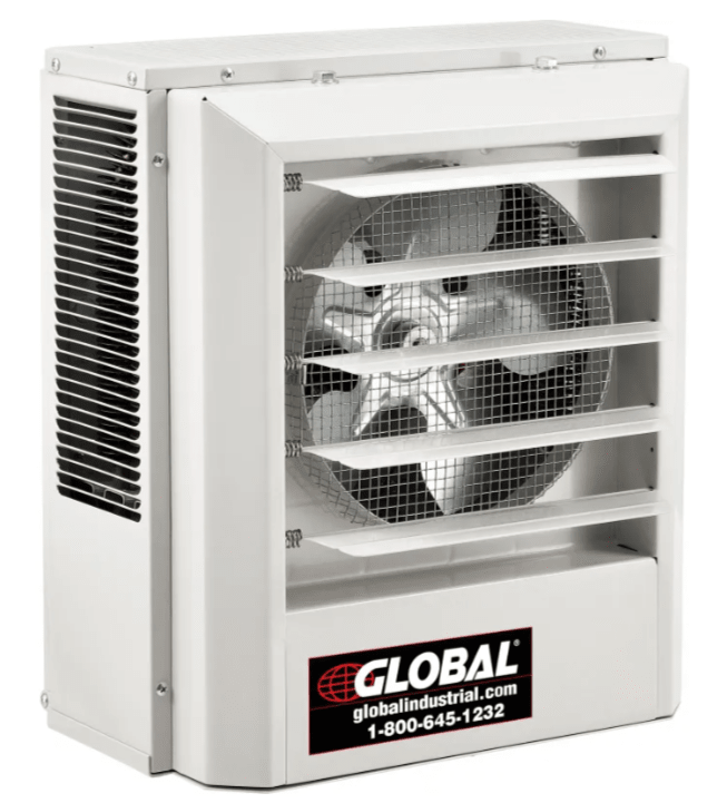 Global Industrial Unit Heater, Horizontal or Vertical Downflow, 5KW, 480V, 3 Phase (GLB - 246725) - SchoolOutlet