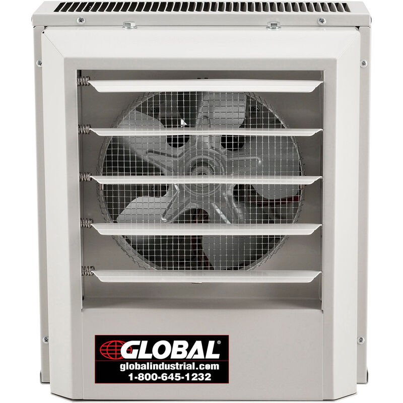 Global Industrial Unit Heater, Horizontal or Vertical Downflow, 5KW, 480V, 3 Phase (GLB - 246725) - SchoolOutlet
