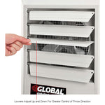 Global Industrial Unit Heater, Horizontal or Vertical Downflow, 5KW, 480V, 3 Phase (GLB - 246725) - SchoolOutlet