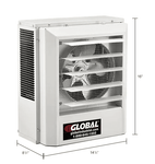 Global Industrial Unit Heater, Horizontal or Vertical Downflow, 5KW, 480V, 3 Phase (GLB - 246725) - SchoolOutlet