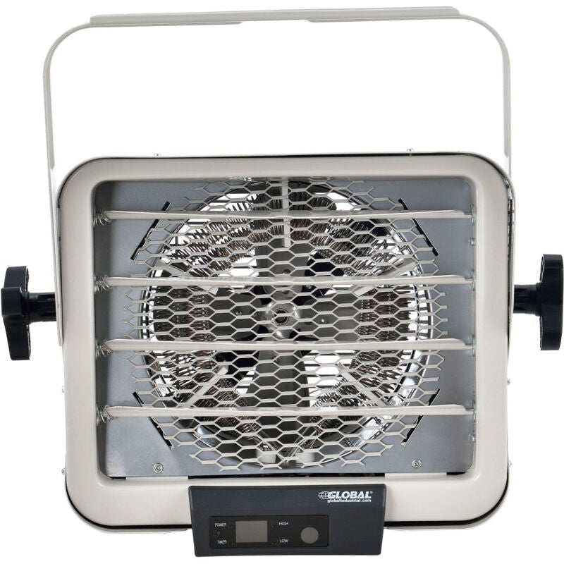 Global Industrial Unit Heater, Horizontal Downflow With Remote, 4700/7500W, 240V, 1 Phase (GLB - 246726) - SchoolOutlet