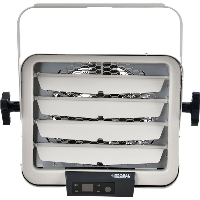 Global Industrial Unit Heater, Horizontal Downflow With Remote, 4700/7500W, 240V, 1 Phase (GLB - 246726) - SchoolOutlet