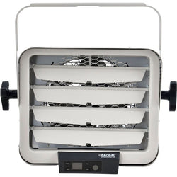 Global Industrial Unit Heater, Horizontal Downflow With Remote, 4700/7500W, 240V, 1 Phase (GLB-246726)