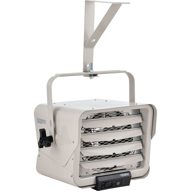 Global Industrial Unit Heater, Horizontal Downflow With Remote, 4700/7500W, 240V, 1 Phase (GLB - 246726) - SchoolOutlet