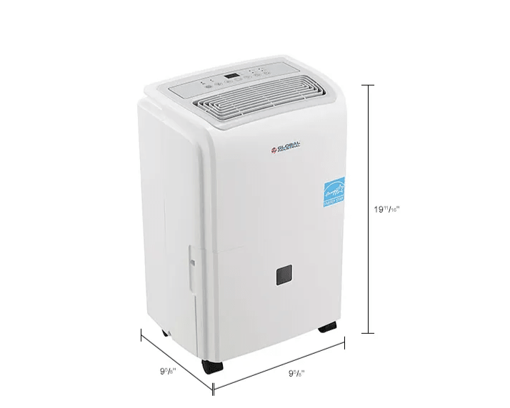 Global Industrial Portable Dehumidifier, Energy Star, 32 Pint (GLB - 246731) - SchoolOutlet