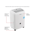Global Industrial Portable Dehumidifier, Energy Star, 32 Pint (GLB - 246731) - SchoolOutlet