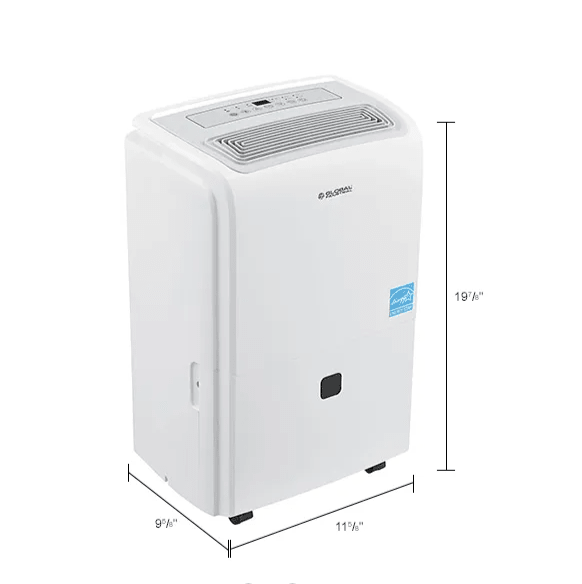 Global Industrial Portable Dehumidifier w/ Pump & WiFi, Energy Star, 40 Pint (GLB - 246733) - SchoolOutlet