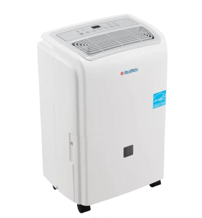 Global Industrial Portable Dehumidifier w/ Pump & WiFi, Energy Star, 50 Pint (GLB - 246735) - SchoolOutlet