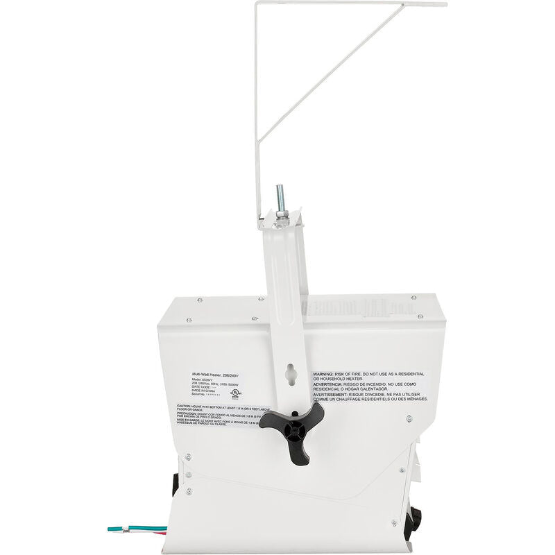 Global Industrial Portable Heater w/ Built In Thermostat, 240V, 1 Phase, 5000W (GLB - 246737) - SchoolOutlet