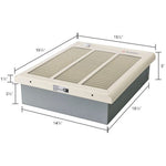 Global Industrial Fan Forced Wall Heater, Enclosed Motor, 4000/3000W, 240/208V (GLB - 246743) - SchoolOutlet