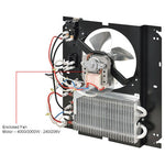 Global Industrial Fan Forced Wall Heater, Enclosed Motor, 4000/3000W, 240/208V (GLB - 246743) - SchoolOutlet