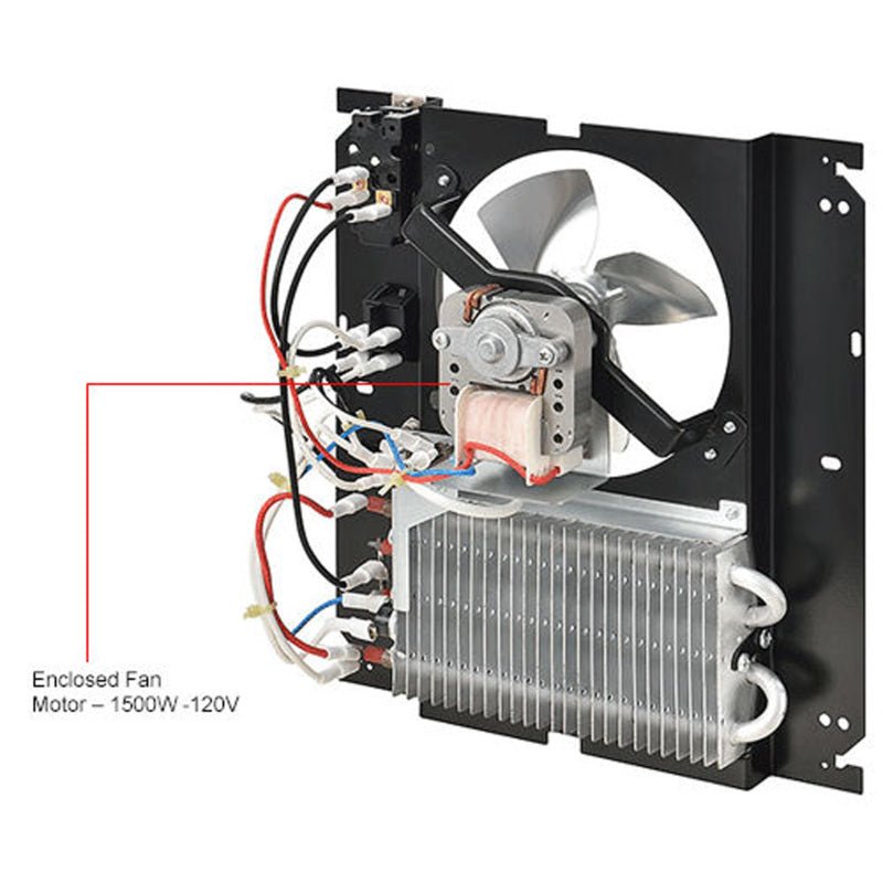 Global Industrial Fan Forced Wall Heater, Shaded Pole Motor, 1500W, 120V (GLB - 246744) - SchoolOutlet
