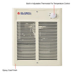 Global Industrial Fan Forced Wall Heater, Shaded Pole Motor, 1500W, 120V (GLB - 246744) - SchoolOutlet