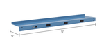 Global Industrial Steel Upper Shelf W/ 3 Duplex Outlets, 72