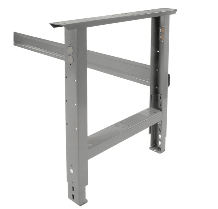 Global Industrial 60"W x 30"D Adjustable Height Workbench C - Channel Leg - ESD Safety Edge Gray (GLB - 250225) - SchoolOutlet