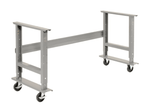 Global Industrial 72 x 30 Mobile Adjustable Height C - Channel Leg Workbench - ESD Safety Edge (GLB - 250226A) - SchoolOutlet