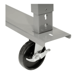 Global Industrial 72 x 30 Mobile Adjustable Height C - Channel Leg Workbench - ESD Safety Edge (GLB - 250226A) - SchoolOutlet