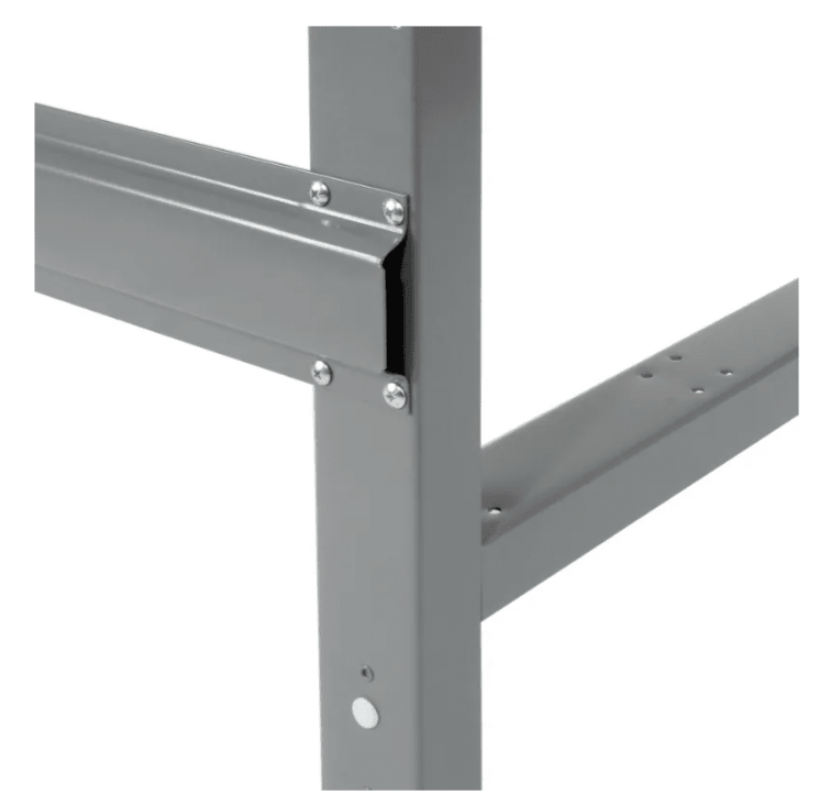 Global Industrial 72"W x 36"D Adjustable Height Workbench C - Channel Leg - ESD Safety Edge Gray (GLB - 250227) - SchoolOutlet