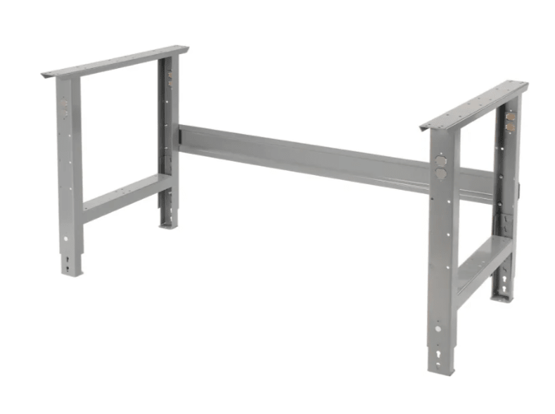 Global Industrial 72"W x 36"D Adjustable Height Workbench C - Channel Leg - ESD Safety Edge Gray (GLB - 250227) - SchoolOutlet
