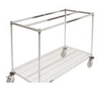 Global Industrial Chrome Wire Mobile Workbench, 60