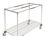 Global Industrial Chrome Wire Mobile Workbench, 60