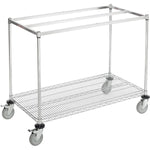 Global Industrial Chrome Wire Mobile Workbench, 72