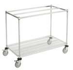 Global Industrial Chrome Wire Mobile Workbench, 72