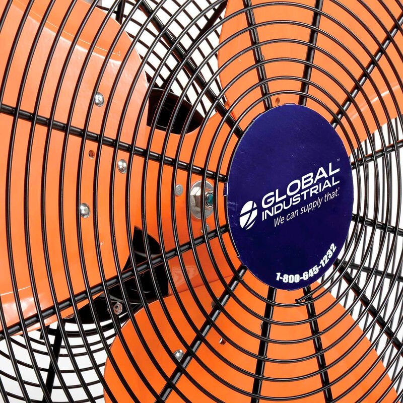 Global Industrial 36" Portable Tilt Blower Drum Fan, 13,300 CFM, 2/3 HP, 1 Phase (GLB - 258320) - SchoolOutlet