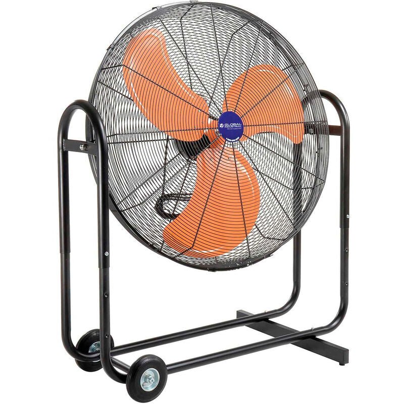 Global Industrial 36" Portable Tilt Blower Drum Fan, 13,300 CFM, 2/3 HP, 1 Phase (GLB - 258320) - SchoolOutlet