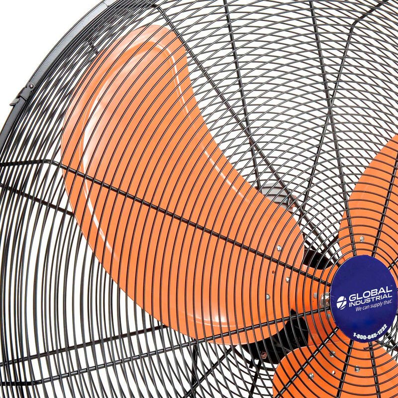 Global Industrial 36" Portable Tilt Blower Drum Fan, 13,300 CFM, 2/3 HP, 1 Phase (GLB - 258320) - SchoolOutlet
