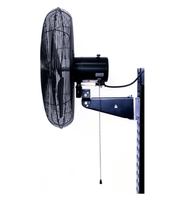 Global Industrial 24" Deluxe Oscillating Wall Mount Fan, 3 Speed, 8,650 CFM, 1/2 HP (GLB-258321)